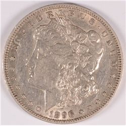 1896-O MORGAN SILVER DOLLAR, AU-53 SUPER ORIGINAL