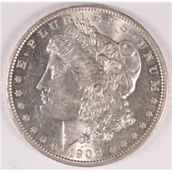 1903-O MORGAN SILVER DOLLAR, MS-64  WHITE AND NICE!