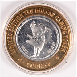 COLLECTABLE LAS VEGAS SILVER CASINO TOKEN