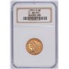Image 1 : 1914-D $5 Gold Indian NGC AU-55