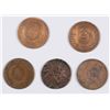 Image 2 : (5) TWO CENT PCS LOW GRADE