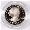 Image 1 : 1999 PROOF SUSAN B. ANTHONY DOLLAR IN ORIGINAL BOX WITH CERT.