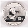 Image 1 : 2014 CHINESE SILVER PANDA ONE OUNCE .999 SILVER COIN IN ORIGINAL CAPSULE