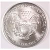 Image 2 : 2007 AMERICAN SILVER EAGLE, GEM BU, RIGHT FROM THE MINT TUBE,