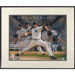 Signed Joba Chamberlain Photograph New York Yankees