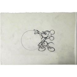 Original Drawing Disney Mickey Mouse Animation Big Ball