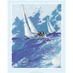 Terence Gilbert Sailing Sailboat Art Print