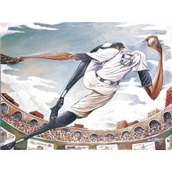 Frank Morrison The Pitch Baseball Art Print