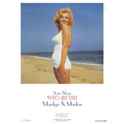 Sam Shaw Poster Marilyn Monroe Amagansett NY-1957