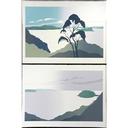 2 Jamie Blake Art Prints Diptych Ku-Ring-Gai Chase Park