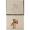 Image 1 : Wiggle Tony Tiger Cel Drawing Orig Animation Frosted