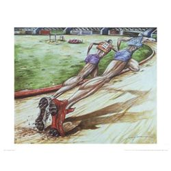 Levon Lewis The Extra Mile Runner Art Print