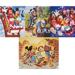 4 Disney Prints: Mickey Mouse & Friends Goofy, Movies