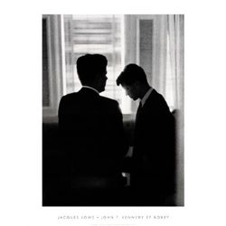 Jacques Lowe John F. Kennedy and Bobby 1960 Photo Print