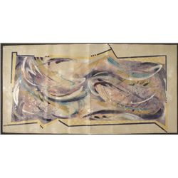 Lea Lazarus Original Abstract Art Painting Tapestry