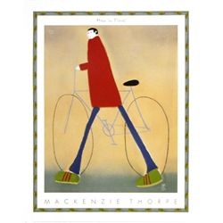 Mackenzie Thorpe 'MAN IN FLARES' Lithograph