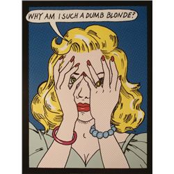 Tee Buzz : Why am I Such a Dumb Blonde? Art Print