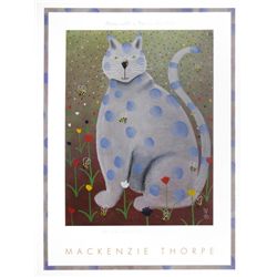 Mackenzie Thorpe 'OWEN W/A BEE ON HIS NOSE' Lithograph