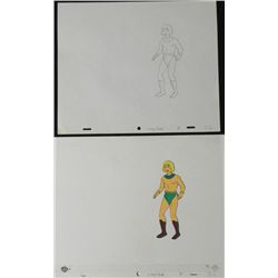 Cels Herculoids Original Ah-Ha Moment Drawing Animation