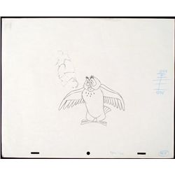 Winnie the Pooh Animation Original Drawing What's Up