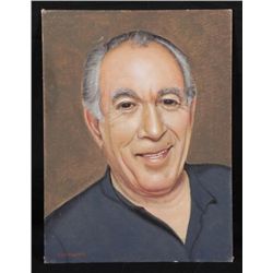 Ken Maund Original Painting -Anthony Quinn, Zorba Greek