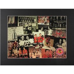 1934-2010 Blackhawks Collage Photo Glenn & Bobby Hull