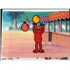 Image 1 : Elmo Original Cel Animation Background Balloons Play