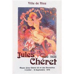 Jules Cheret : Ville de Nice Art Print