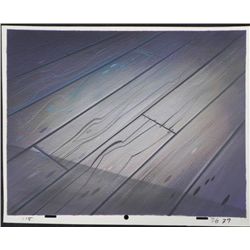 Ren & Stimpy Original Production Background Floorboards