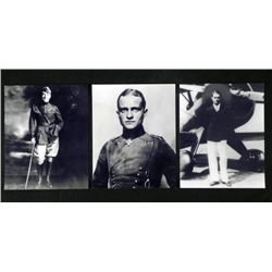 3 Photos Aviation - Red Baron, Howard Hughes, Rommel