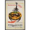 Scorpio Original 1 Sht Movie Poster Burt Lancaster 1973