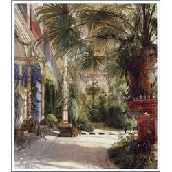 Carl Blechen Tropical Art Print The Palm House