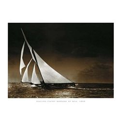 Photography Collection Sailing Yacht Mohawk at Sea 1895