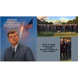 2 U.S. Presidents Art Prints John F Kennedy White House
