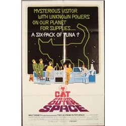 Cat From Outer Space Original Disney Movie Poster 1978