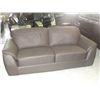 Image 1 : CHOCOLATE BROWN LEATHER SOFA