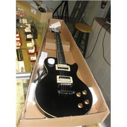 NEW ARIA BLACK BODY ELECTRIC GUITAR WITH DUNCAN DESIGNED PICKUPS