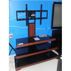 3TIER GLASS SHELF TV ENTERTAINMENT STAND