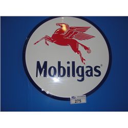 NOSTALGIC MOBILE GAS TIN ADVERTISEMENT SIGN