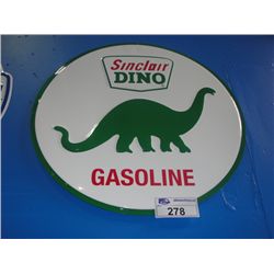 NOSTALGIC SINCLAIR DINO GASOLINE TIN ADVERTISEMENT SIGN