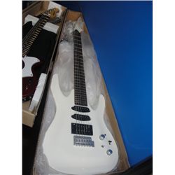 ARIA MAC SERIES PEARL WHITE BODY ELECTRIC GUITAR