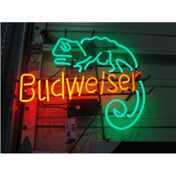 BUDWEISER NEON ADVERTISEMENT SIGN