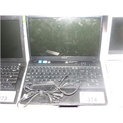 SONY VAIO LAPTOP COMPUTER WITH POWER CORD