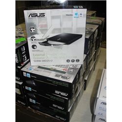 GROUP OF 4 ASUS EXTERNAL SLIM DVD-RW DRIVE