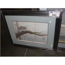 LIMITED EDITION FRAMED PRINT "THE INTRUDER" BY HAROLD CROUPE