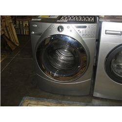 WHIRLPOOL DUET STEAM GREY AND SILVER FRONT LOAD WASHER - STORE RETURNED APPLIANCE