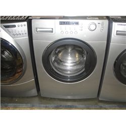 GREY AND SILVER FRONT LOAD WASHER - STORE RETURNED APPLIANCE