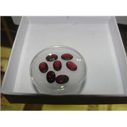 COLLECTION OF RED GARNET GEMSTONES