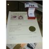 Image 2 : EMERALD CUT AMETHYST RING SET WITH 6 DIAMONDS. INCLUDES $450 CERTIFICATE