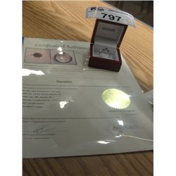 2.00CARAT RUBY RING SET WITH SHOULDER DIAMONDS. INCLUDES $450 CERTIFICATE